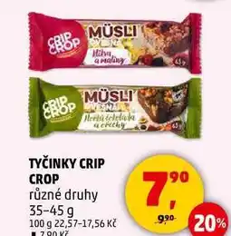 Penny Market TYČINKY CRIP CROP různé druhy, 35-45 g nabídka