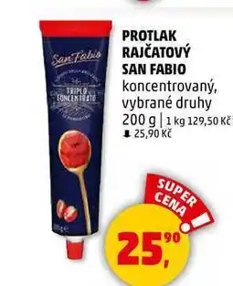 Penny Market PROTLAK RAJČATOVÝ SAN FABIO koncentrovaný, vybrané druhy, 200 g nabídka