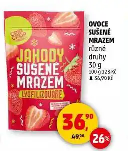 Penny Market OVOCE SUŠENÉ MRAZEM různé druhy, 30 g nabídka