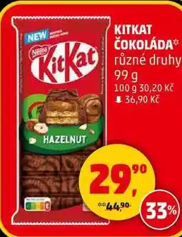 Penny Market KITKAT ČOKOLÁDA různé druhy, 99 g nabídka