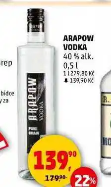 Penny Market ARAPOW VODKA 40% alk., 0,5 l nabídka