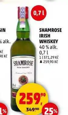 Penny Market SHAMROSE IRISH WHISKEY 40% alk., 0,7 l nabídka