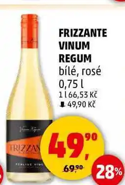 Penny Market FRIZZANTE VINUM REGUM bílé, rosé, 0,75 l nabídka