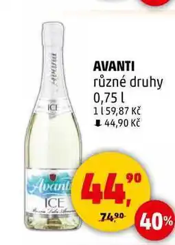 Penny Market AVANTI různé druhy, 0,75 l nabídka