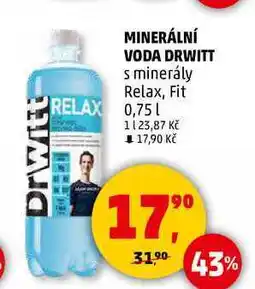 Penny Market MINERÁLNÍ VODA DRWITT s minerály Relax, 0,75 l nabídka
