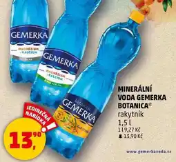 Penny Market MINERÁLNÍ VODA GEMERKA BOTANICA rakytník, 1,5 l nabídka