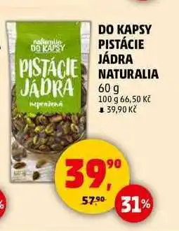 Penny Market DO KAPSY PISTÁCIE JÁDRA NATURALIA, 60 g nabídka