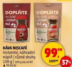 Penny Market NESCAFE KÁVA NESCAFÉ instantní, náhradní náplň, různé druhy, 150 g nabídka
