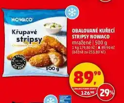 Penny Market NOWACO obalované kuřecí stripsy mražené, 500 g nabídka