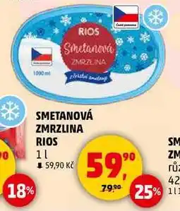 Penny Market SMETANOVÁ ZMRZLINA RIOS, 1 l nabídka