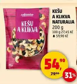 Penny Market KEŠU A KLIKVA NATURALIA, 200 g nabídka