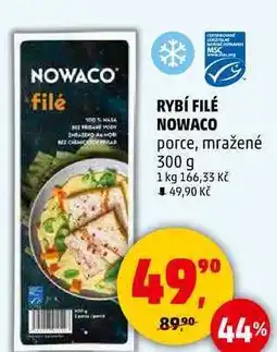 Penny Market RYBÍ FILÉ NOWACO porce, mražené, 300 g nabídka