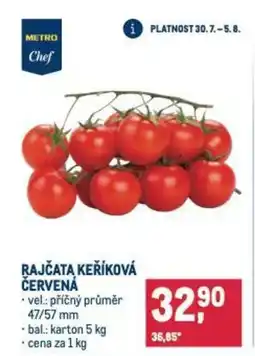 Makro Rajčata keříková červená nabídka