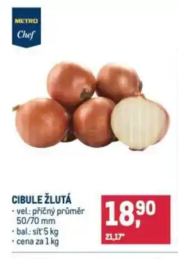 Makro Cibule žlutá nabídka