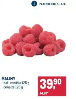 Makro Maliny nabídka
