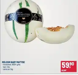 Makro Meloun baby mattise nabídka
