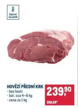 Makro Hovězí přední krk nabídka