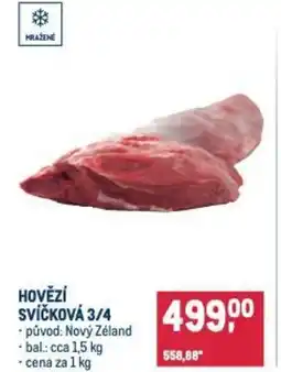 Makro Hovězí svíčková 3/4 nabídka