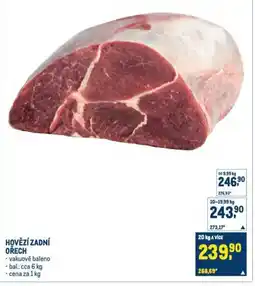 Makro Hovězí zadní orech nabídka