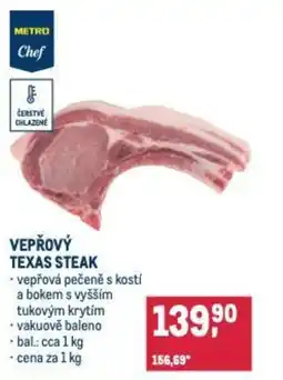 Makro Vepřový texas steak nabídka
