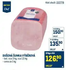 Makro Dušená šunka výběrová nabídka
