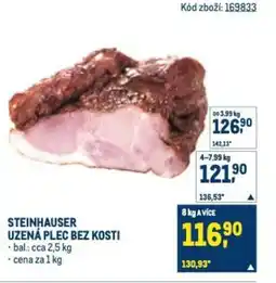 Makro Steinhauser uzená plec bez kosti nabídka