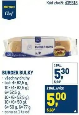 Makro Burger bulky nabídka