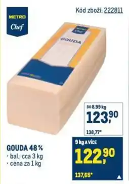 Makro Gouda 48% nabídka