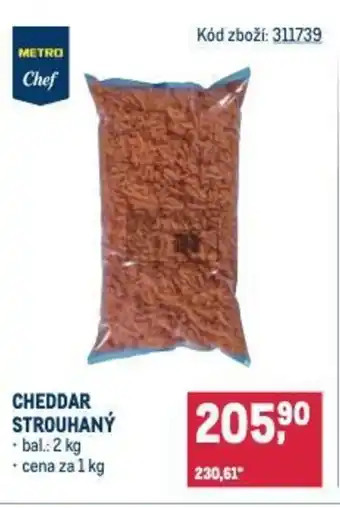 Makro Cheddar strouhaný nabídka