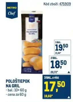 Makro Pološtiepok na gril nabídka