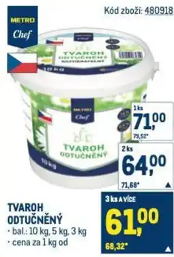 Makro Tvaroh odtučněný nabídka