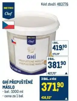 Makro Ghí přepuštěné máslo nabídka