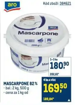 Makro Mascarpone 82% nabídka
