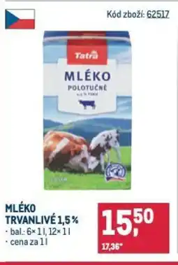 Makro Mléko trvanlivé 1,5% nabídka