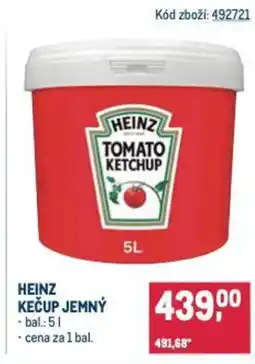 Makro Heinz kečup jemný nabídka