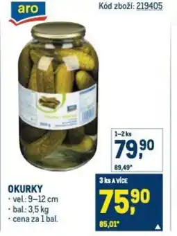 Makro Okurky nabídka