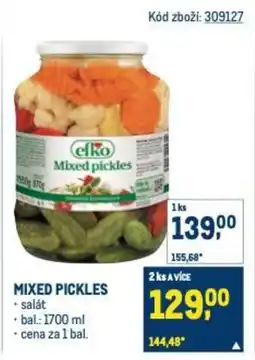 Makro Mixed pickles nabídka