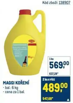 Makro Maggi koření nabídka