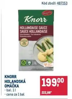 Makro Knorr holandská omáčka nabídka