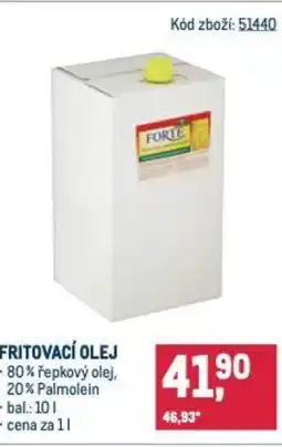 Makro Fritovací olej nabídka