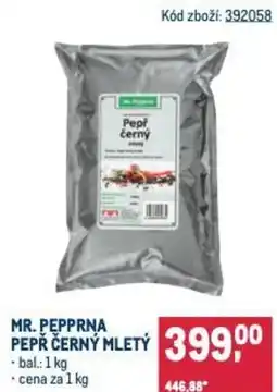 Makro Mr. pepprna pepř černý mletý nabídka