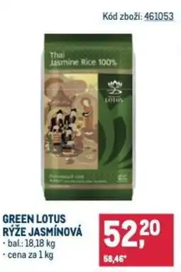 Makro Green lotus rýže jasmínová nabídka
