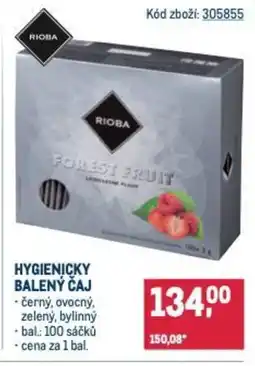 Makro Hygienicky balený čaj nabídka