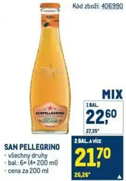 Makro SAN PELLEGRINO nabídka