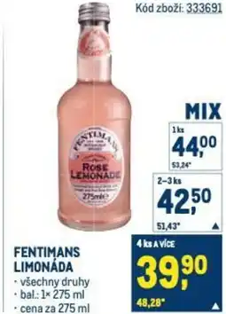 Makro Fentimans limonáda nabídka