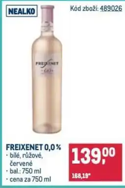 Makro FREIXENET 0,0% nabídka