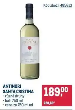 Makro Antinori santa cristina nabídka