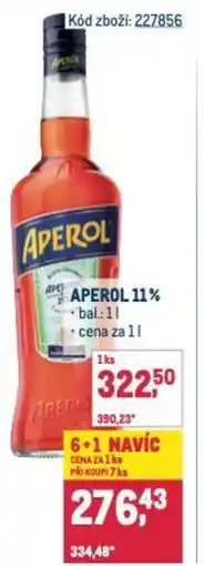 Makro APEROL 11% nabídka
