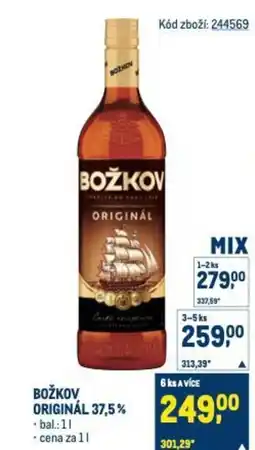 Makro Božkov originál 37,5% nabídka