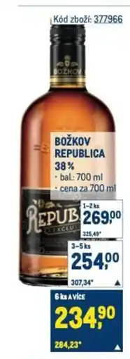 Makro Božkov republica 38% nabídka